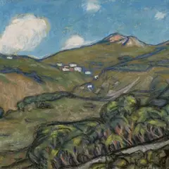 Ants Laikmaa, Capri maastik, 1910, Pastell, paber