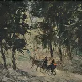 Endel Kõks, Varahommikul, 1942, Õli, vineer