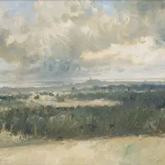 Aleksander Vardi, Alatskivi vaade, 1948, Õli, paber