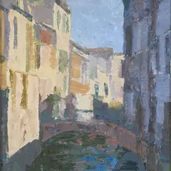 Herman Talvik, Veneetsia, Õli, lõuend