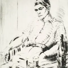 Salome Trei, Istuv mees, 1939, Kuivnõel
