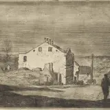 Agu Peerna, Tartu. Lille tänav, 1947, Ofort, akvatinta