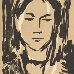Märt Laarman, Tüdruk, 1959, linoollõige