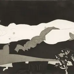 Evald Okas, Rahu, 1971, Ofort, akvatinta