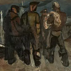 Nikolai Kormašov, Kalurid, 1963, Õli, papp