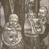 Puulõike sünd by Eduard Wiiralt, 1936, puulõige, sold Jan 2007