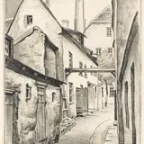 Günther Reindorff, Vana hoov, 1941, Ofort
