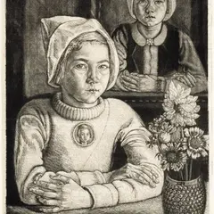 Eduard Wiiralt, Monika, 1942, Metsotinto