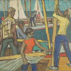 Sigrid Uiga, Pirita, 1960 - 1965, Õli, lõuend