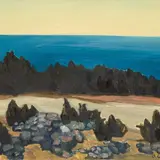 Sigrid Uiga, Saaremaa, 1969, Õli, papp