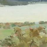 Juhan Muks, Viljandi järv, 1960 - 1970, Õli, papp