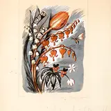 Lillemotiiv I - III by Lydia Mei, 1940, Gua&scaron;&scaron;, sold Apr 2006