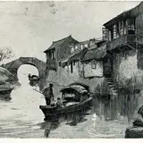 Vladimir Bogatkin, Hiina motiiv, 1959, Ofort, akvatinta