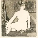 Aino Bach, Akt, 1958, Akvatinta