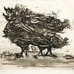 Karin Luts, Muinasjutulind (L´oisseau fabuleux), 1964, Söövitus