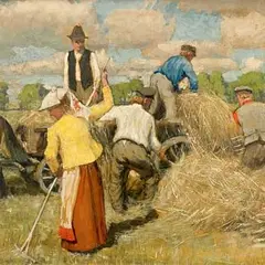 Andrei Jegorov, Heinalised, 1910, Õli, papp