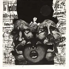 Kotermannide laul by Alo Hoidre, 1974, Segatehnika, sold Apr 2006