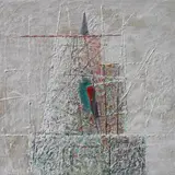 Ando Keskküla, Vaikelu haavaga, 1984, Õli, segatehnika, lõuend