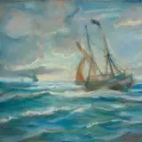 Nikolai Kull, Purjekas merel