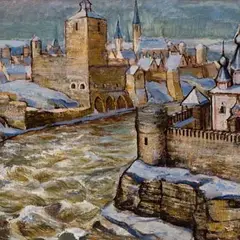 Nikolai Kull, Narva, 1938, Õli, lõuend