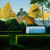 Toomas Vint, Aedlinna maastik, 1979, Õli, lõuend