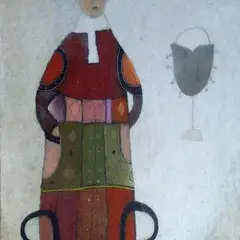 Jüri Mildeberg, Läsna tüdruk, 2003, Segatehnika