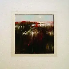 Nostalgiline maastik II by (Lauri Sillak) Laurentsius, 1994, Õli, papp, sold Sep 2005