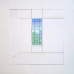 Mare Vint, Vaade parki II, 1993, Litograafia