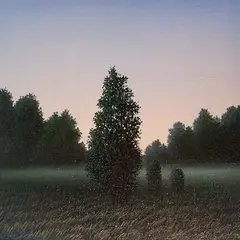 Toomas Vint, Õhtune uduviirg, 2004, Õli, lõuend