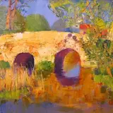 Vladimir Baciu, Laagri sild, 2004, Õli, lõuend