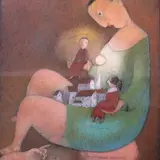 Jüri Mildeberg, Mildebergi maailmasüsteem, 2004, Õlipastell, segatehnika