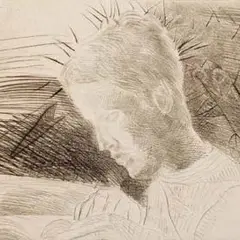 Peeter Mudist, Piret lugemas, 1973, Kuivnõel