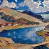 Peet Aren, Maastik, 1927, Õli, lõuend