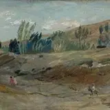Evald Okas, Armeenia maastik, 1946, Õli, lõuend