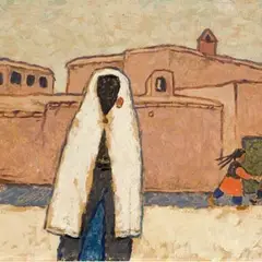 Ilmar Malin, Kesk-Aasia motiiv, 1961, Õli, papp