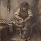 Johannes Võerahansu, Mees potikedraga