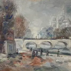 Aleksander Vardi, Notre Dame de Paris, 1937, Õli, lõuend