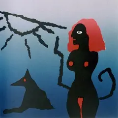 Eve Kask, Öö hingus, 1989, Linoollõige