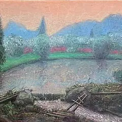Lemming Nagel, Jõgi, 2003, Õli, lõuend