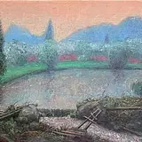 Lemming Nagel, Jõgi, 2003, Õli, lõuend