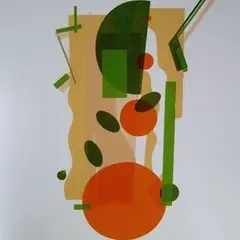 Maret Olvet, Mänglev, 2002, Serigraafia