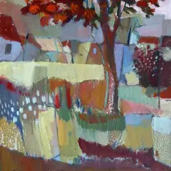 Maris Tuuling, Pihlakad, 2001, Õli, lõuend