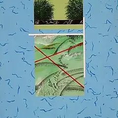 Andres Tolts, Fragmendid ja värvid VI, 1995, Akrüül, lõuend