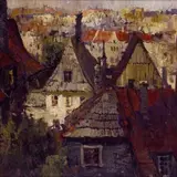 Vladimir Bogatkin, Tallinna vaade, 1969, Õli, lõuend