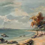 Edmond Arnold Blumenfeldt, Vaade Tallinnale, 1941, Õli, lõuend