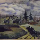 Hando Mugasto, Maastik, 1929, Monotüüpia