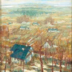 Lydia Mei, Motiiv Mustamäelt, 1939, Õli, lõuend