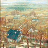 Lydia Mei, Motiiv Mustamäelt, 1939, Õli, lõuend