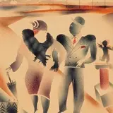 Hando Mugasto, Jalutuskäik, 1928, Sõeltehnika