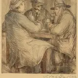 Jaan Vahtra, Seltskond, 1933, Värviline kuivnõel
